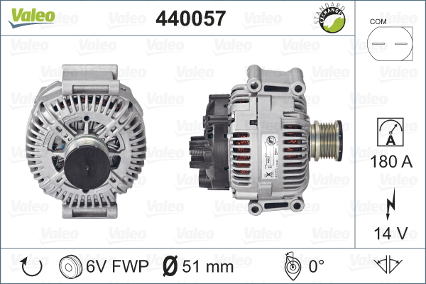 Alternator/Dynamo Valeo 440057