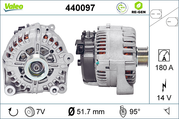 Alternator/Dynamo Valeo 440097