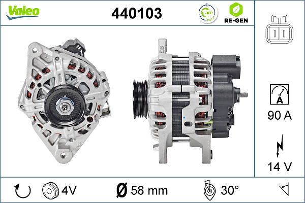 Alternator/Dynamo Valeo 440103