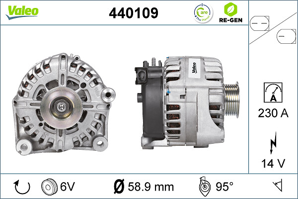 Alternator/Dynamo Valeo 440109