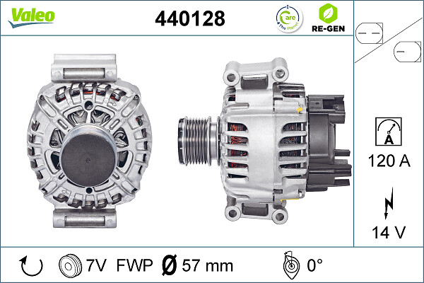 Alternator/Dynamo Valeo 440128