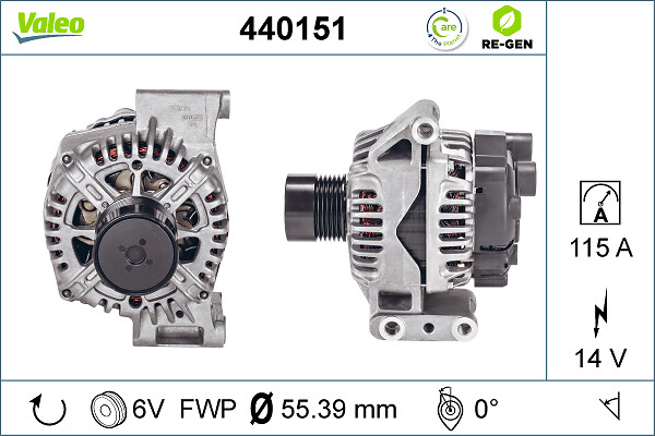 Alternator/Dynamo Valeo 440151