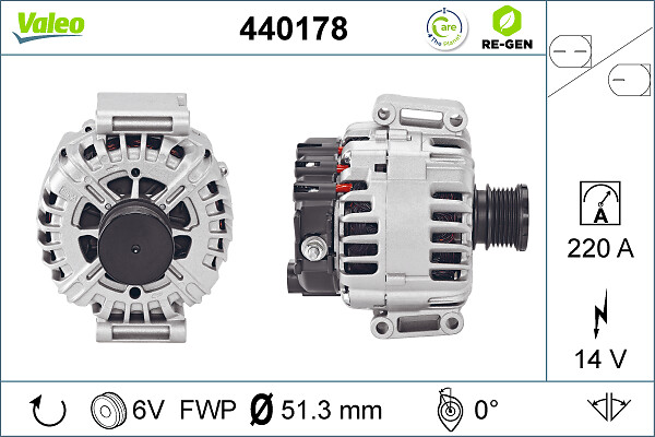 Alternator/Dynamo Valeo 440178