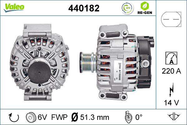 Alternator/Dynamo Valeo 440182