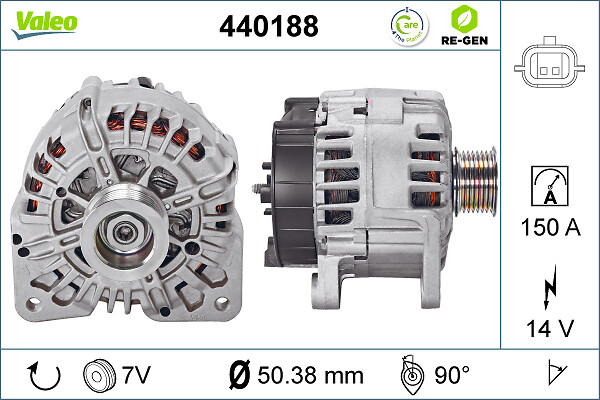 Alternator/Dynamo Valeo 440188