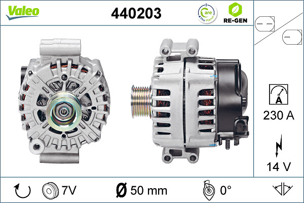 Alternator/Dynamo Valeo 440203
