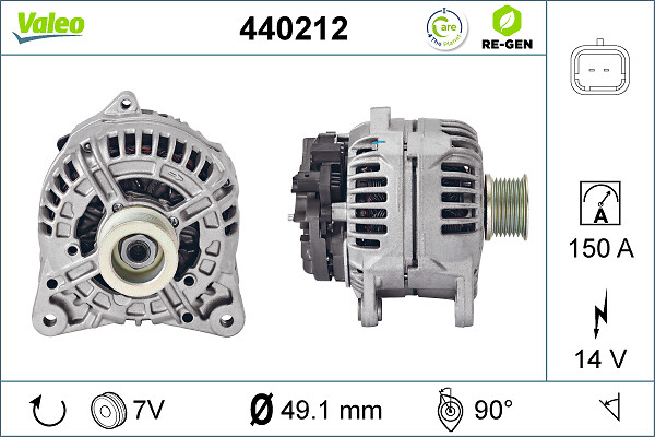 Alternator/Dynamo Valeo 440212