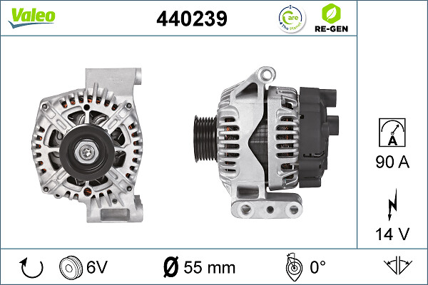 Alternator/Dynamo Valeo 440239