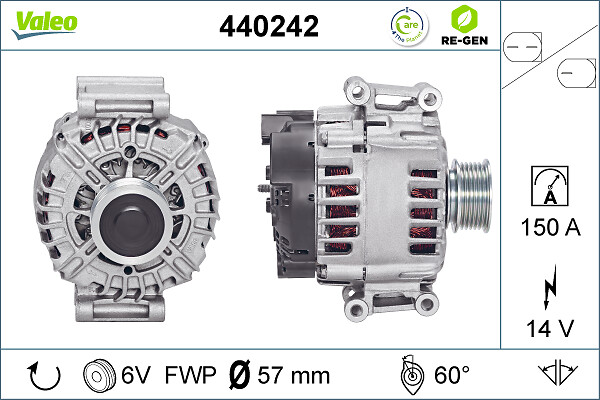 Alternator/Dynamo Valeo 440242