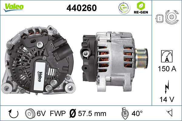 Alternator/Dynamo Valeo 440260