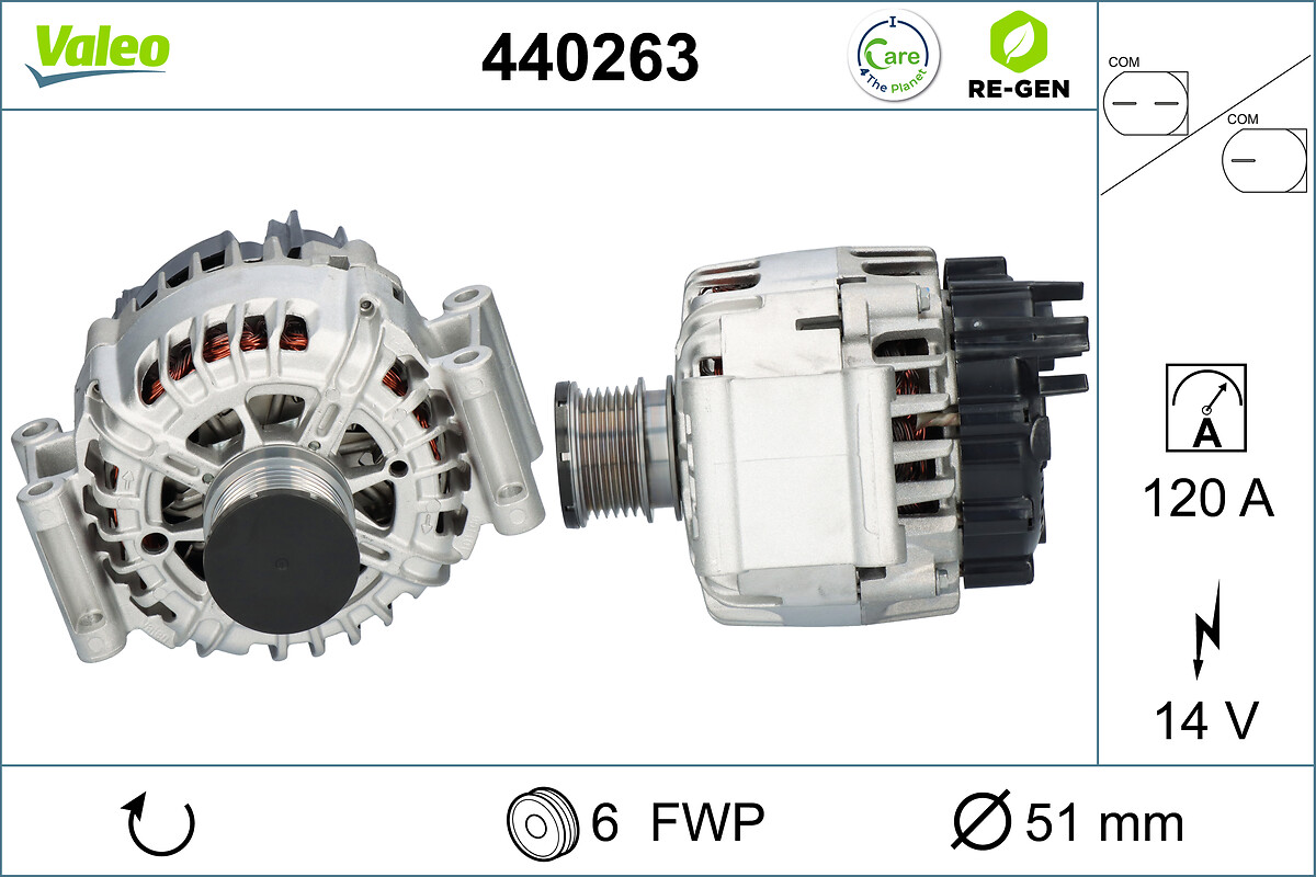Alternator/Dynamo Valeo 440263