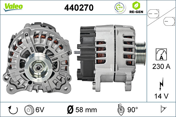 Alternator/Dynamo Valeo 440270