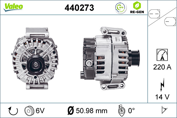 Alternator/Dynamo Valeo 440273