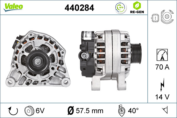 Alternator/Dynamo Valeo 440284