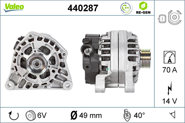 Alternator/Dynamo Valeo 440287