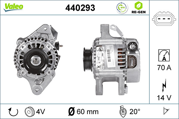 Alternator/Dynamo Valeo 440293