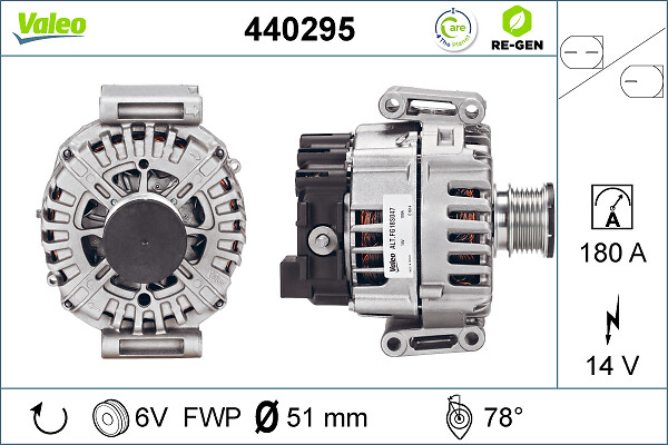 Alternator/Dynamo Valeo 440295