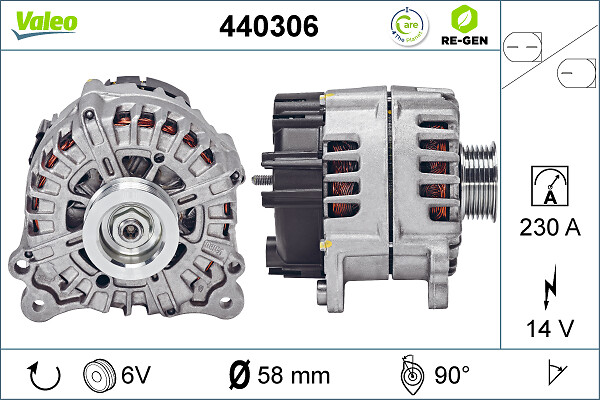 Alternator/Dynamo Valeo 440306