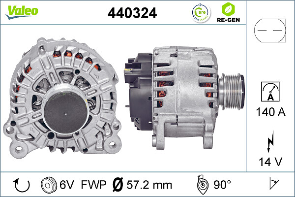 Alternator/Dynamo Valeo 440324