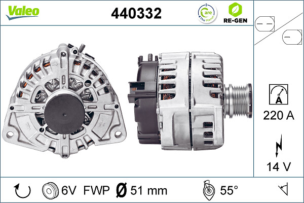 Alternator/Dynamo Valeo 440332