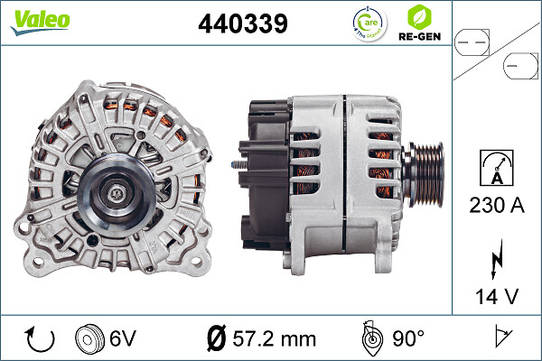 Alternator/Dynamo Valeo 440339