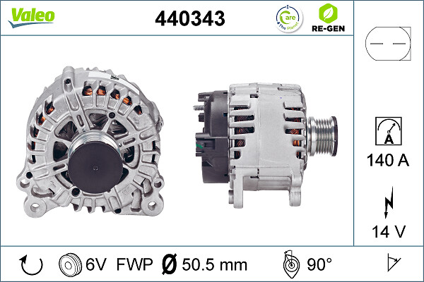 Alternator/Dynamo Valeo 440343