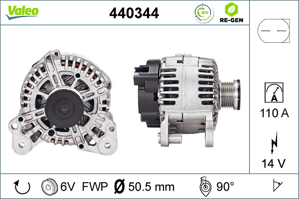 Alternator/Dynamo Valeo 440344