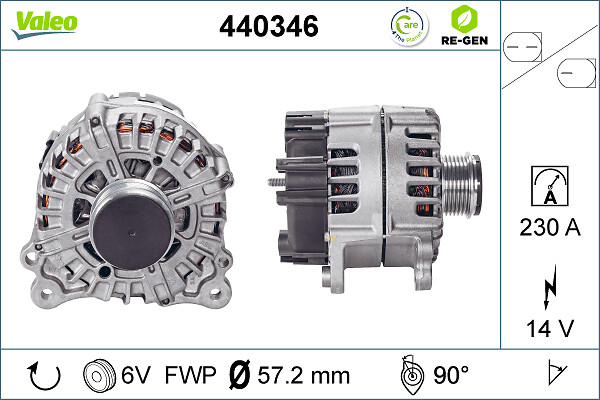 Alternator/Dynamo Valeo 440346