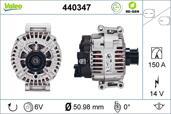 Alternator/Dynamo Valeo 440347