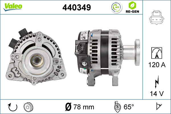 Alternator/Dynamo Valeo 440349