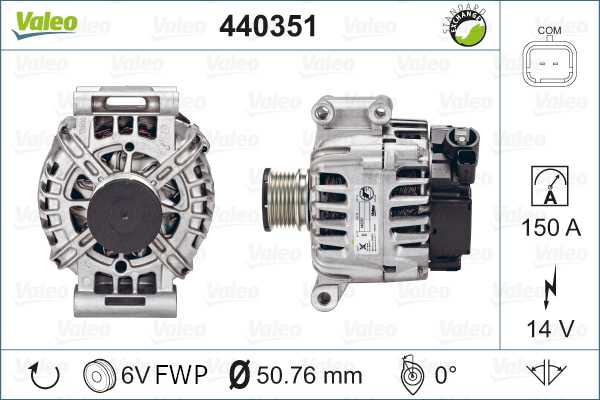 Alternator/Dynamo Valeo 440351