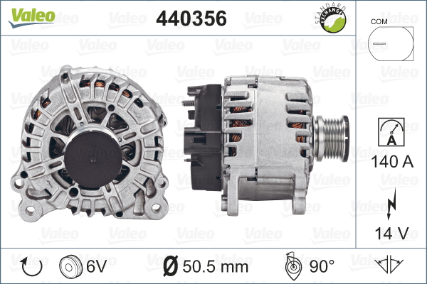 Alternator/Dynamo Valeo 440356