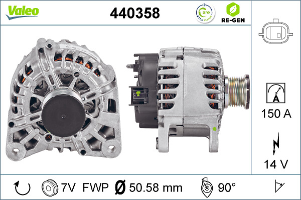 Alternator/Dynamo Valeo 440358