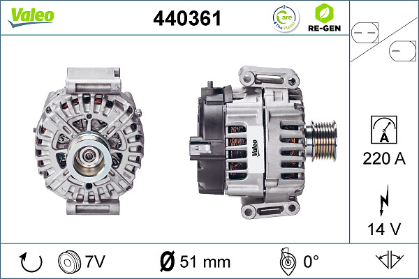 Alternator/Dynamo Valeo 440361