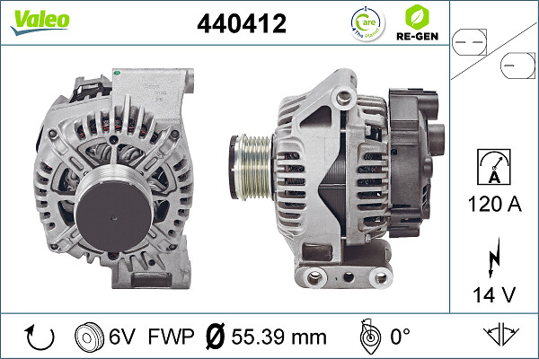 Alternator/Dynamo Valeo 440412