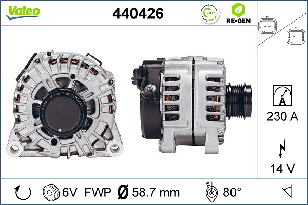 Alternator/Dynamo Valeo 440426