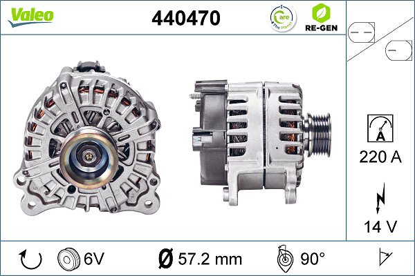 Alternator/Dynamo Valeo 440470