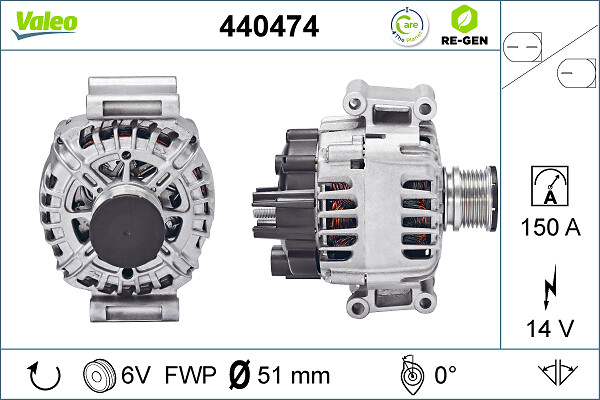 Alternator/Dynamo Valeo 440474