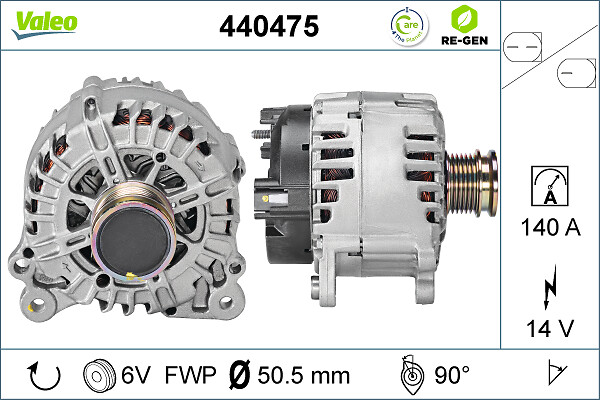 Alternator/Dynamo Valeo 440475