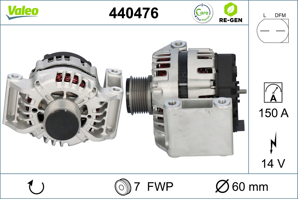 Alternator/Dynamo Valeo 440476