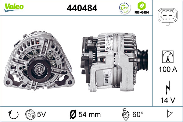 Alternator/Dynamo Valeo 440484