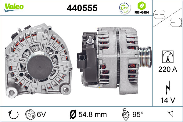 Alternator/Dynamo Valeo 440555