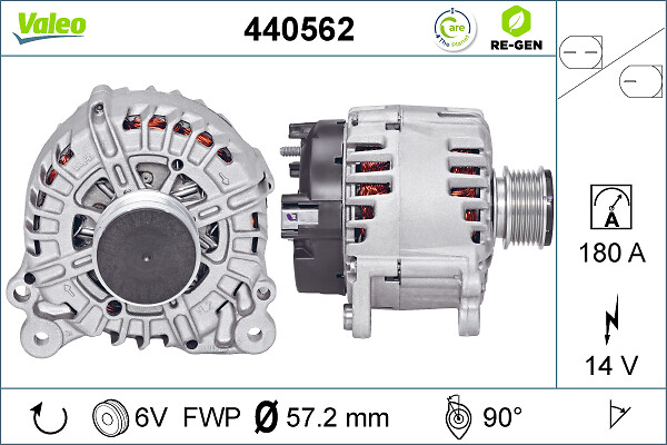 Alternator/Dynamo Valeo 440562
