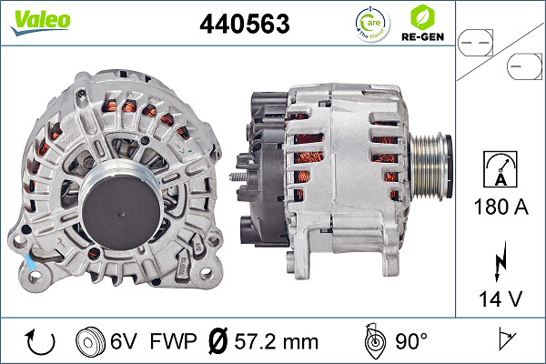 Alternator/Dynamo Valeo 440563