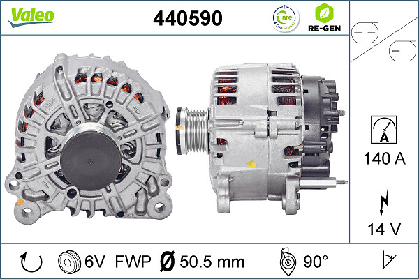 Alternator/Dynamo Valeo 440590