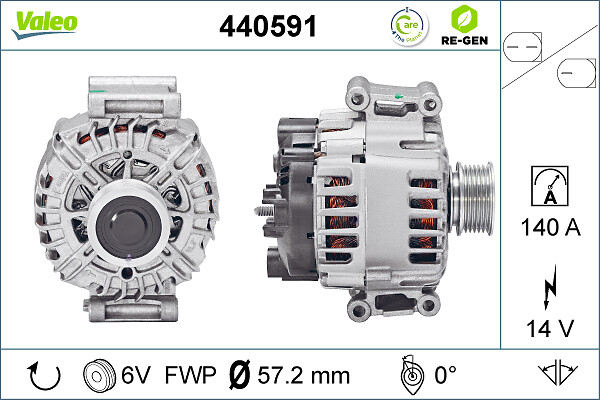 Alternator/Dynamo Valeo 440591
