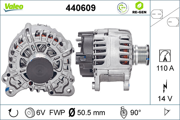 Alternator/Dynamo Valeo 440609