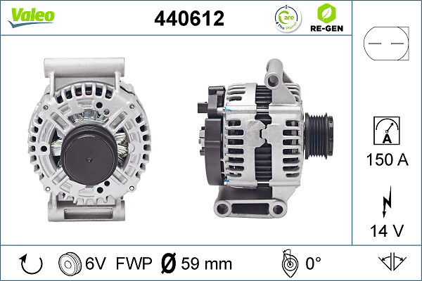 Alternator/Dynamo Valeo 440612