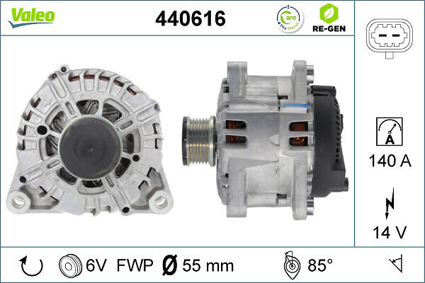 Alternator/Dynamo Valeo 440616