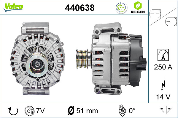 Alternator/Dynamo Valeo 440638